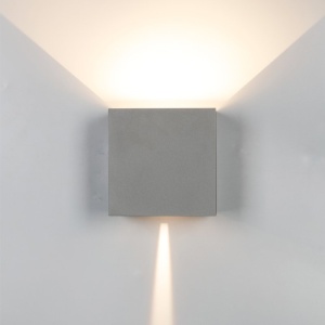 Aplica LED dimabila iluminat exterior ambiental IP54 DAVOS XL gri inchis MA-8609