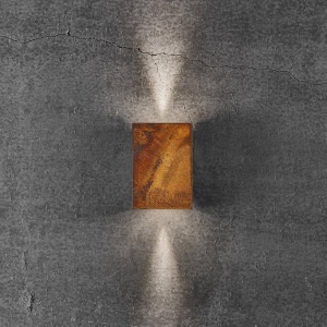 Aplica LED exterior cu iluminat up/down IP54 Fold 10 corten 2019041038 NL 190305 universul-luminii.ro