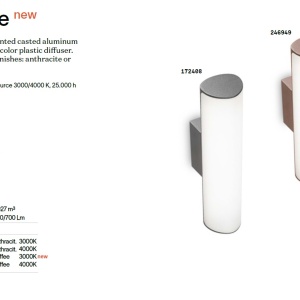 Aplica LED exterior design modern ETERE AP COFFEE 3000K 92755 universul-luminii.ro