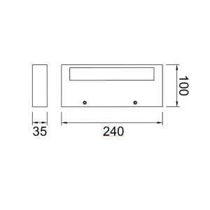 Aplica LED iluminat ambiental CONIL 24cm negru - Img 4