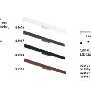 Aplica LED iluminat exterior ambiental IP54 Linea ap d144 cafenie 143395 universul-luminii.ro