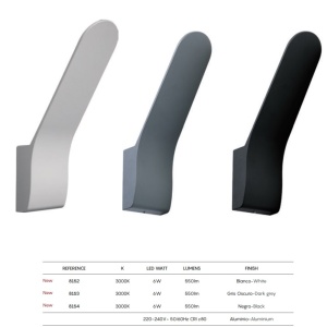 Aplica LED iluminat exterior ambiental IP65 ANDES alba 135905 universul-luminii.ro