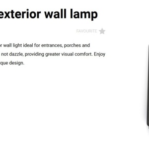 Aplica LED iluminat exterior IP54 KELA negru - Img 5