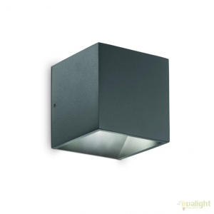 Aplica LED iluminat exterior IP54 Rubik ap 4000k ANTRACITE