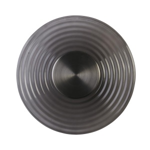Aplica LED metal nickel satin sticla gri Cleo, 2, universul-luminii.ro