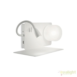 Aplica LED moderna cu reader LED cu port USB BOOK-1 AP2 174792 - Img 2