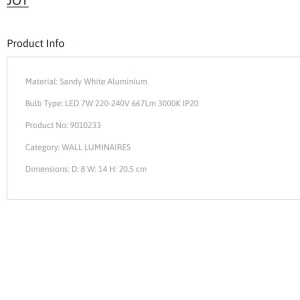 Aplica LED moderna design minimalist JOY - Img 3