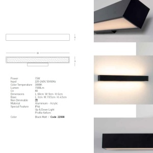 Aplica LED pentru baie ambientala design liniar Shanae 154185 universul-luminii.ro