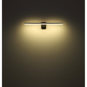 Aplica LED pentru baie design modern IP44 Pepe negru 60,8cm 134875 universul-luminii.ro