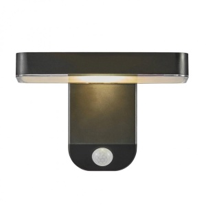 Aplica LED solara de perete, cu senzor de miscare, design modern, IP44 RICA SQUARE 2118161003 NL
