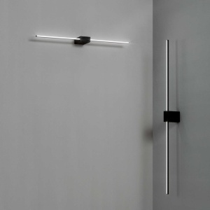 Aplica Led stil minimalist Theo ap d115 negru 142925 universul-luminii.ro