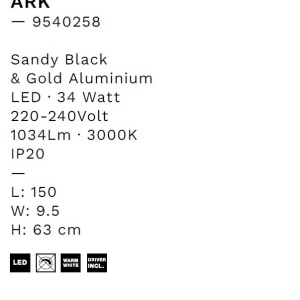 Aplica LED XXL ambientala stil minimalist ARK 237855 universul-luminii.ro