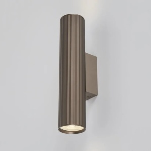 Aplica minimalista din aluminiu canelat Anna Wall 2 bronz - Img 3