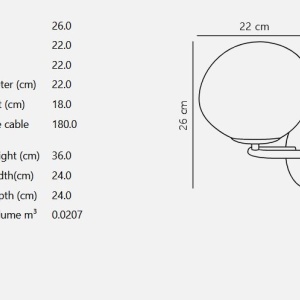 Aplica moderna design elegant nordic Shapes 183055 universul-luminii.ro