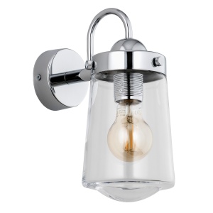 Aplica moderna design elegant PASADENA crom/transparent - Img 2