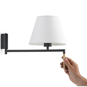 Aplica moderna directionabila design elegant RON gri inchis/bej 190265 universul-luminii.ro