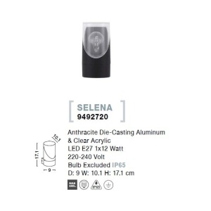 Aplica pentru iluminat exterior IP65 SELENA 205845 universul-luminii.ro