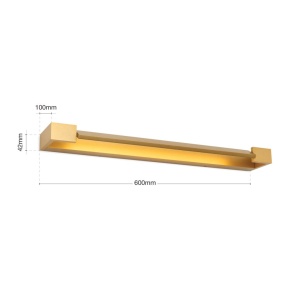 Aplica pentru oglinda baie reglabila IP44 MARILYN L-60cm aurie 234255 universul-luminii.ro