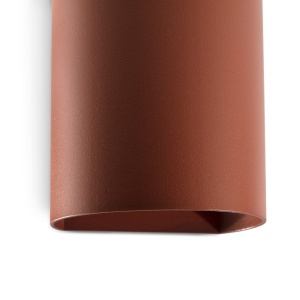 Aplica perete aluminiu terracotta, 1xGU10, SOLE round - Img 2