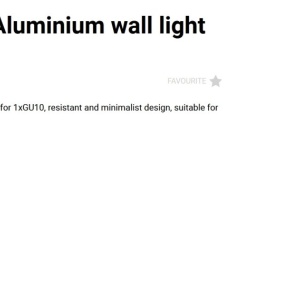 Aplica perete ambientala design modern STAN aluminiu/negru - Img 5
