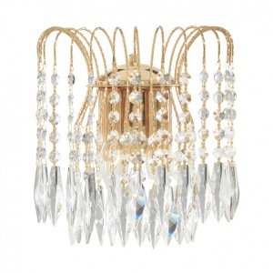 Aplica perete cristal design elegant Waterfall gold 5172-2 SRT - Img 1