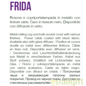 Aplica perete design industrial FRIDA AP1 RAME 163338 - Img 2