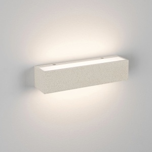 Aplica perete exterior din ciment alb IP65 QUARRO LED