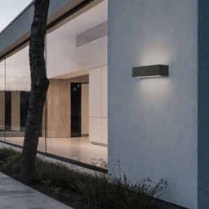 Aplica perete exterior din ciment negru IP65 QUARRO LED - Img 2