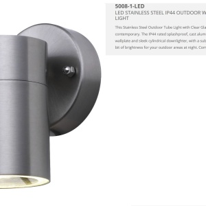 Aplica perete exterior IP44 Down 5008-1-LED SRT 49455 universul-luminii.ro