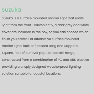Aplica perete exterior IP65, 2 capace decorative Suzuka - Img 4