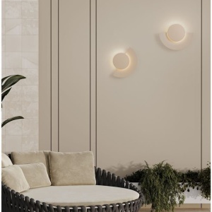 Aplica perete exterior lumina indirecta IP54 LED 3000K Gloo sand - Img 8