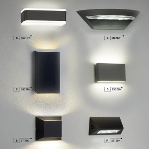Aplica perete LED de exterior IP44 Up and Down 3671GY SRT 75235 universul-luminii.ro