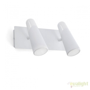Aplica perete LED moderna cu 2 spoturi LAO alb 29042