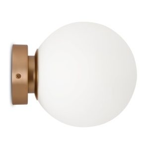 Aplica perete sau tavan design modern Basic form auriu, diametru 18cm - Img 2
