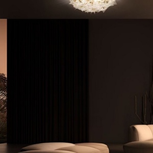 Aplica perete sau tavan design unicat realizata manual Veli Aurea Medium, 53cm 246975 universul-luminii.ro