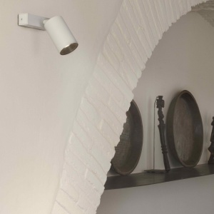 Aplica perete / tavan cu spot directionabil design modern STAN 1L alba