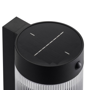 Aplica solara cu senzor de miscare, protectie IP44, Coupar negru 167355 universul-luminii.ro