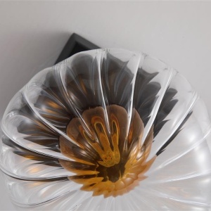 Aplica sticla transparenta si chihlimbar Sunbeam 1L 623095 universul-luminii.ro
