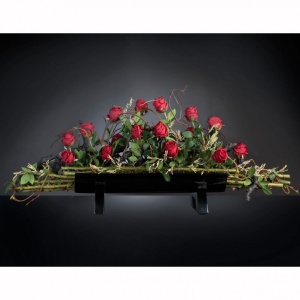 Aranjament floral elegant, design LUX GONDOLA ROSE