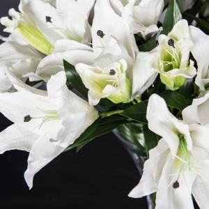 Aranjament floral mare design LUX VASE VANESSA LILIUM 1142281.95 - Img 4