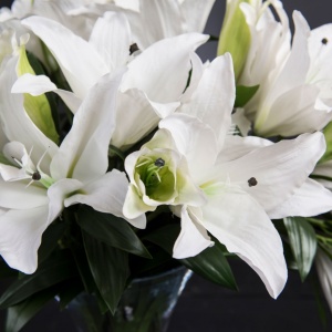 Aranjament floral mare ETERNITY CLASSIC LILIUM, H-110cm - Img 2