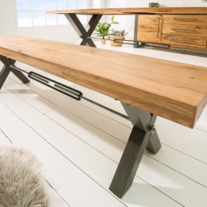Banca Design Industrial Thor 180cm stejar salbatic - Img 7