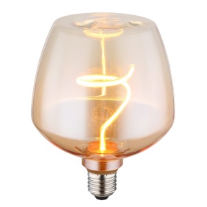 Bec decorativ chihlimbar LED E27 4W 240lm 1800K