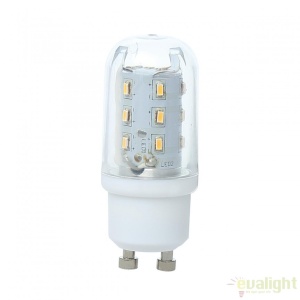 Bec LED GU10 clear 4 Watt 400lm 3000K 10717 GL