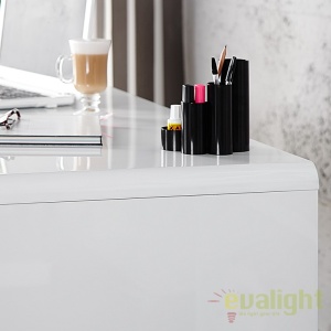 Birou modern alb, simplu si elegant, Fast Trade 140cm A-36024 VC - Img 8