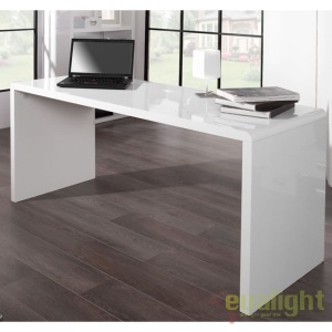 Birou modern alb, simplu si elegant, Fast Trade 160cm - Img 4