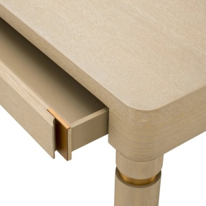 Birou modern design LUX Carmel, stejar albit - Img 2