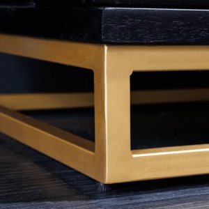 Bufet/ Bar design vintage GOLDEN SUNSET 140cm Mango - Img 13