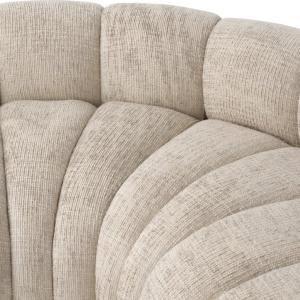 Canapea asimetrica modern LUX Alison, Creststone beige - Img 9