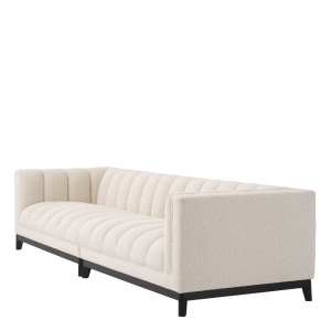 Canapea design elegant LUX Ditmar L, boucle crem 115527 HZ - Img 4